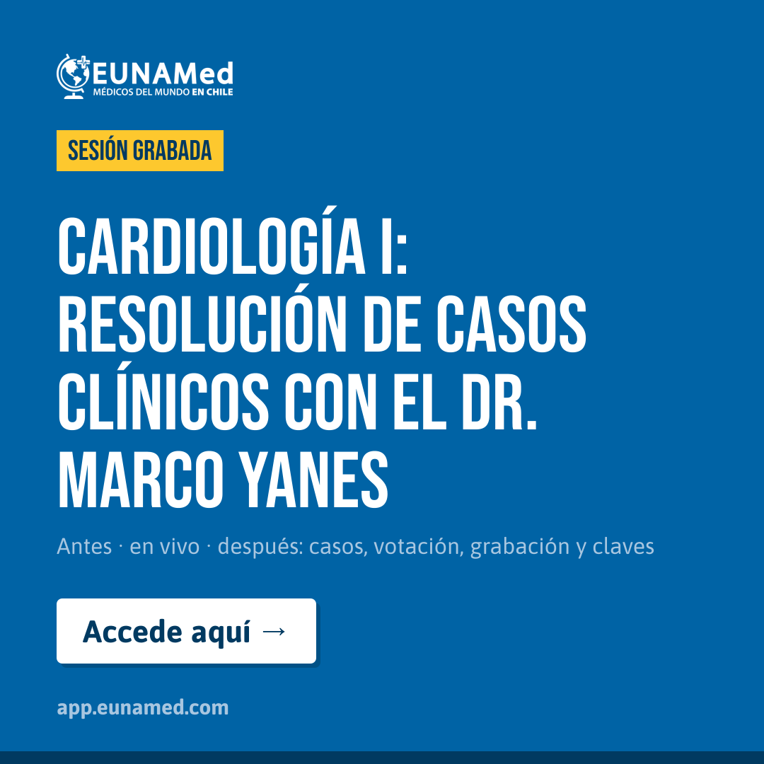 Grabación SEV Cardiología I: resolución de casos clínicos con el Dr. Marco Yanes
