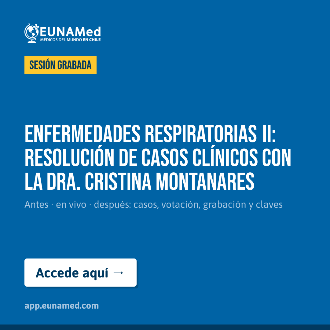 Grabación SEV Enfermedades Respiratorias II: resolución de casos clínicos con la Dra. Cristina Montanares