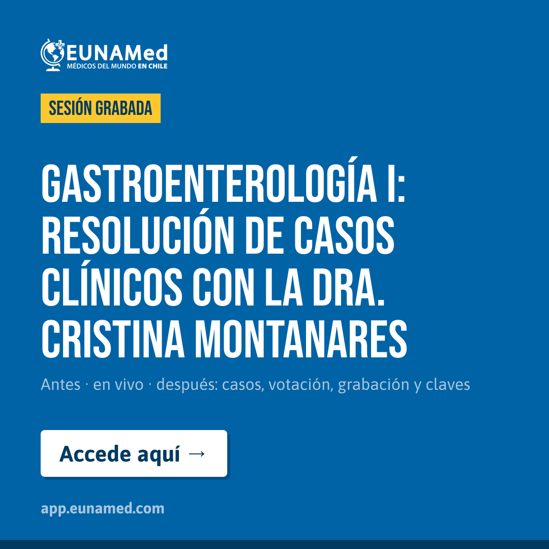 Grabación SEV Gastroenterología I: resolución de casos clínicos con la Dra. Cristina Montanares
